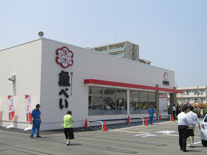 イオンタウン姫路の駐車場に作ってた回転しない寿司 魚べい がオープンしている ８ ５ 姫路の種