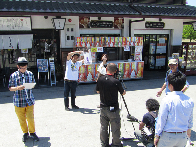 Wink姫路ケーブルテレビ ぶらばん のロケに参加してきた 今日の姫路城４５８日目 姫路の種