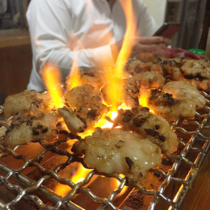 焼鳥 角 の串なしのプリプリの焼き鳥 ホルモンもうましでかなりコスパいい 姫路グルメの種 姫路の種