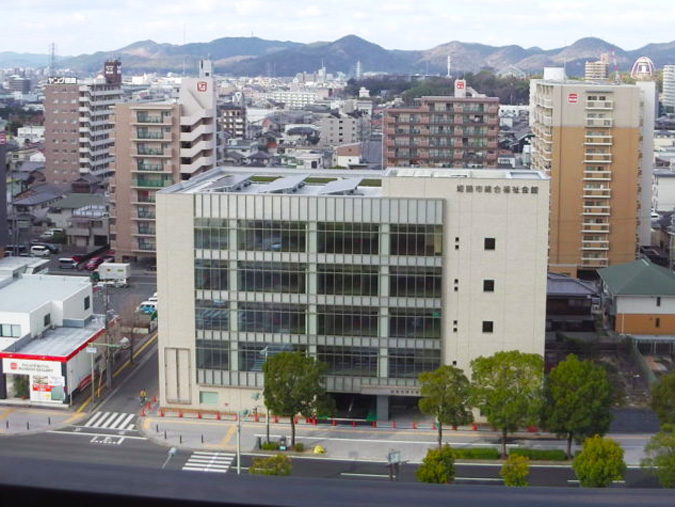 姫路市役所の 向かい作ってた 総合福祉会館 の工事が進んでいる 姫路の種