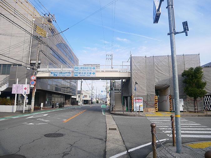 山陽網干歩道橋が綺麗になるみたい はりまっ子山電網干店の様子も 姫路の種