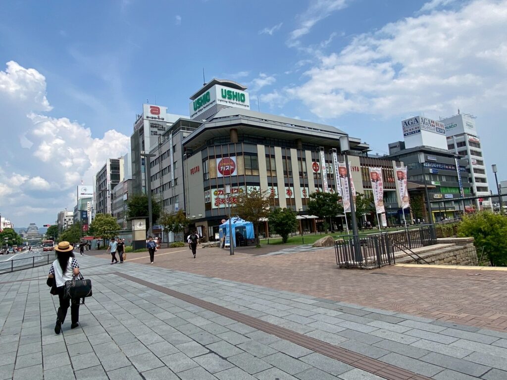 姫路グランフェスタ外観（ひめチカ串焼きセンター開店予定の場所）