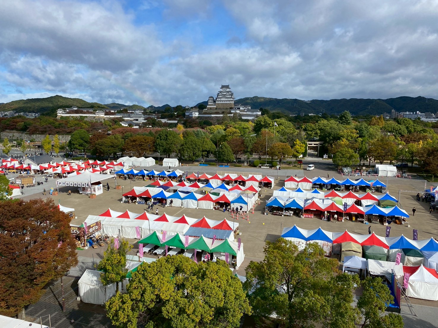 2025年の姫路全国陶器市の様子