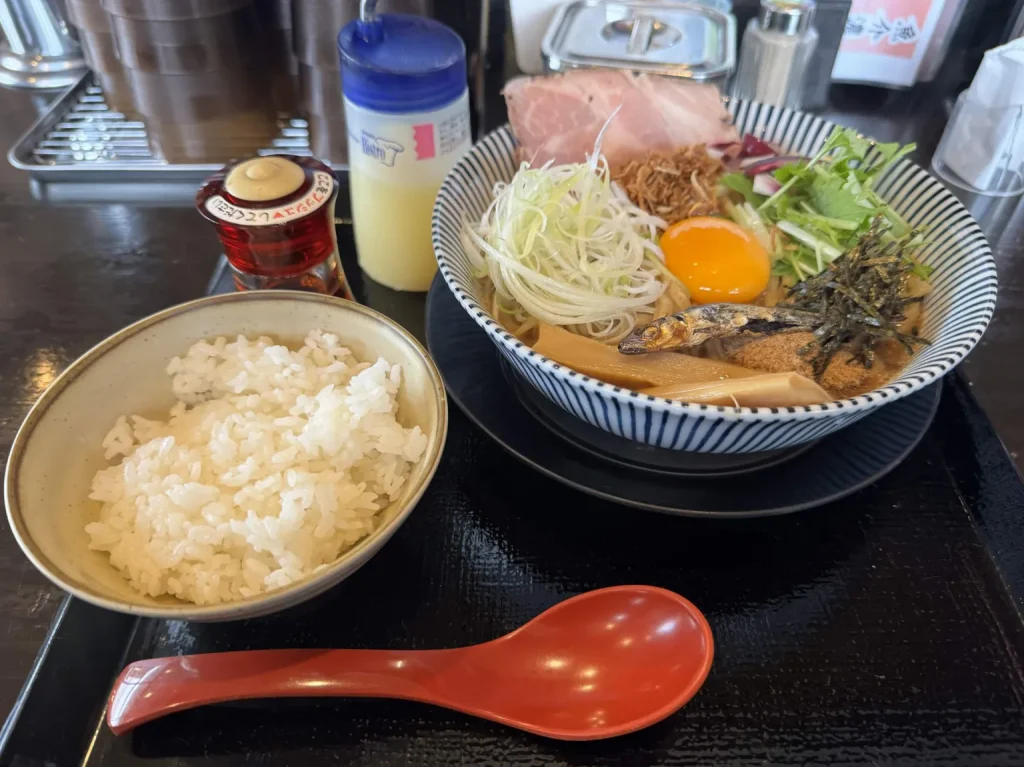麺屋 甚八の9月限定 魚介濃厚まぜそば