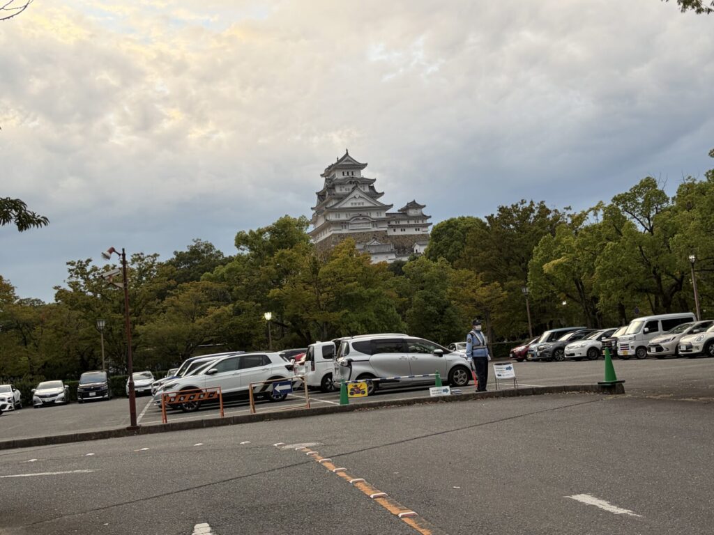 17時台の姫山駐車場